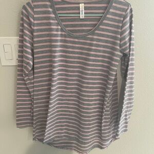 LuLaRoe Long Sleeve Scoop Neck Tee